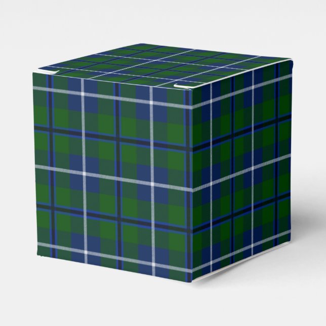 Clan Douglas Tartan Favor Boxes (Front Side)