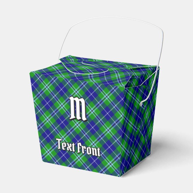 Clan Douglas Tartan Favor Boxes (Front Side)