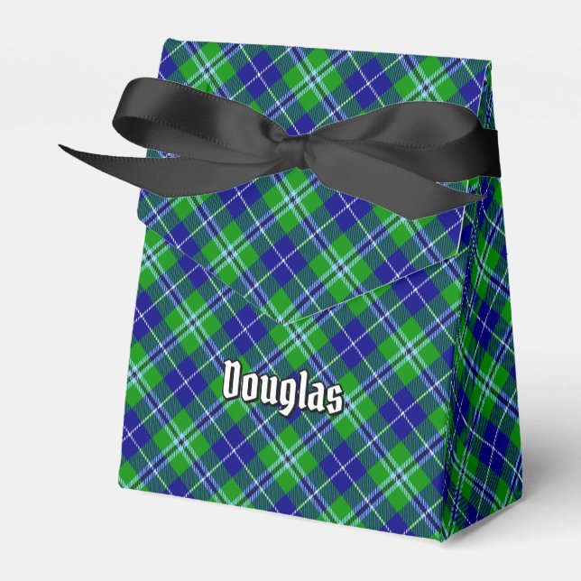 Clan Douglas Tartan Favor Boxes (Front Side)