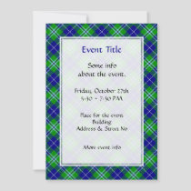 Clan Douglas Tartan Invitation