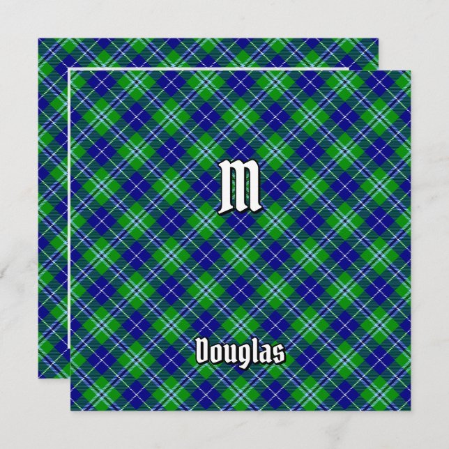 Clan Douglas Tartan Invitation (Front/Back)