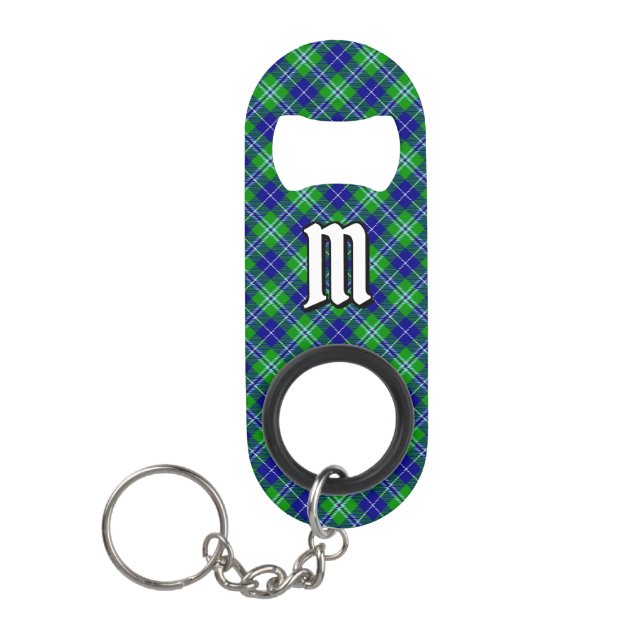 Clan Douglas Tartan Keychain Bottle Opener (Front)