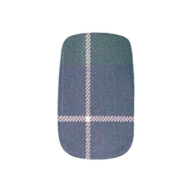 Clan Douglas Tartan Nail Wraps (Right Thumb)