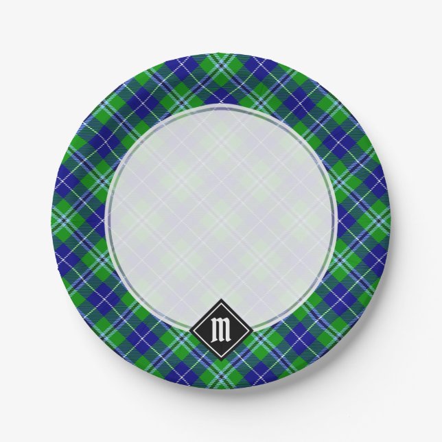 Clan Douglas Tartan Paper Plates (Front)