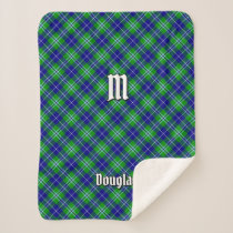 Clan Douglas Tartan Sherpa Blanket