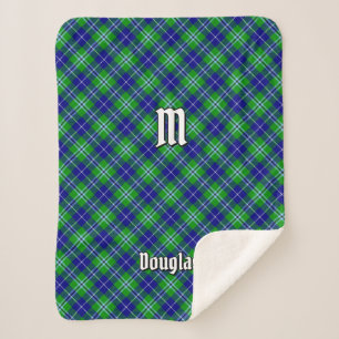 Clan Douglas Tartan Sherpa Blanket