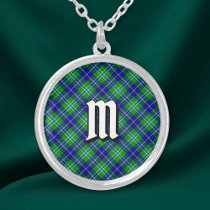 Clan Douglas Tartan Silver Plated Necklace