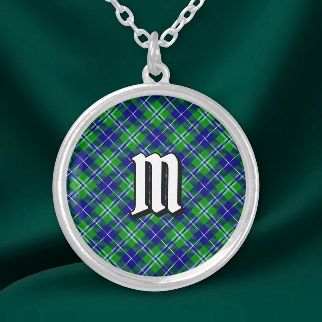 Clan Douglas Tartan Silver Plated Necklace (Creator Uploaded)