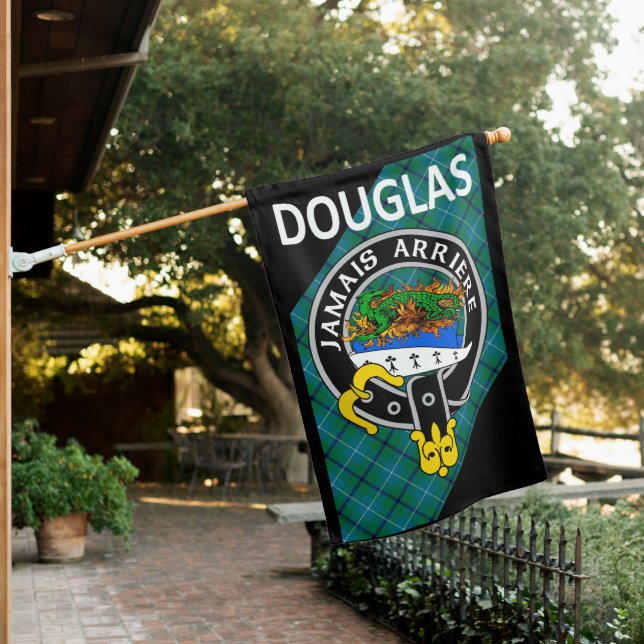 CLAN DOUGLAS TWO-CREST FLAG (In SItu)