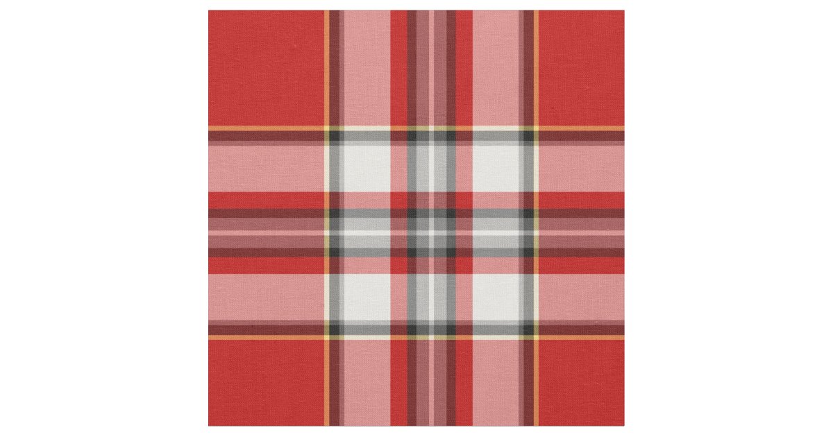 Clan Drummond Dress Tartan Fabric | Zazzle