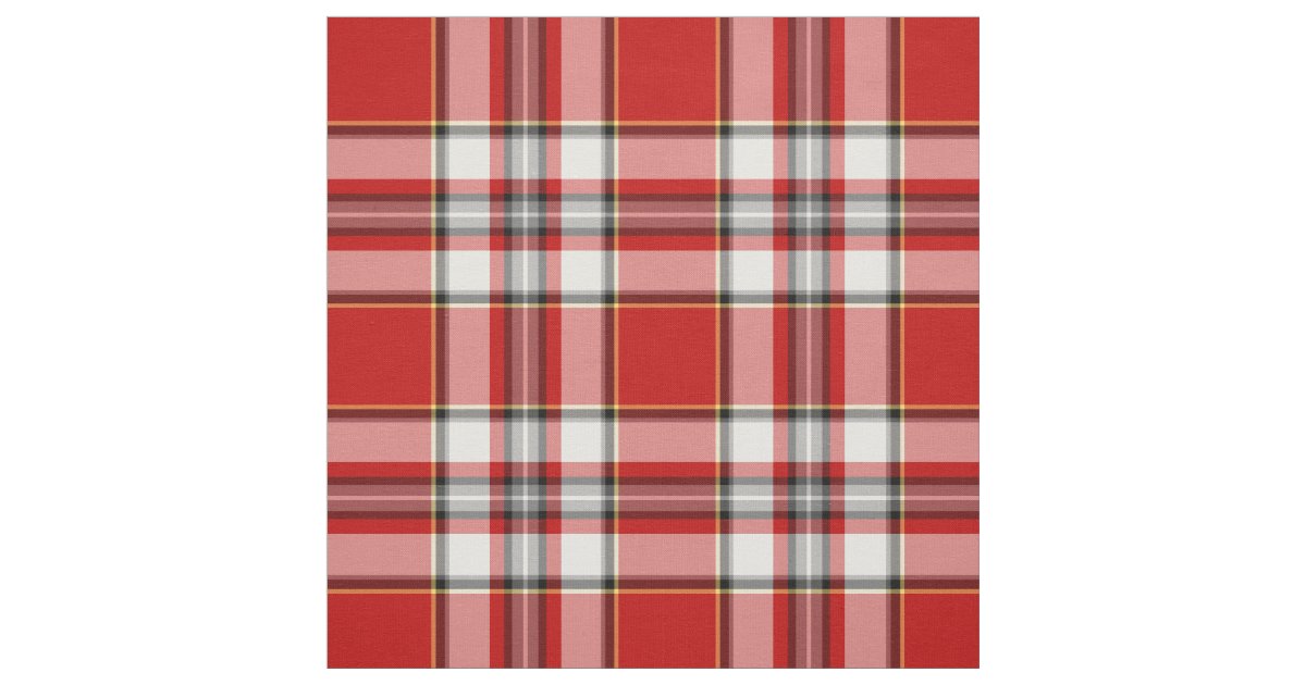 Clan Drummond Dress Tartan Fabric | Zazzle