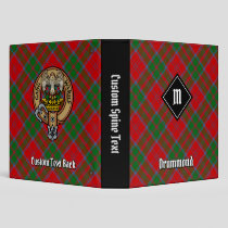 Clan Drummond Tartan 3 Ring Binder