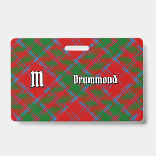 Clan Drummond Tartan Badge