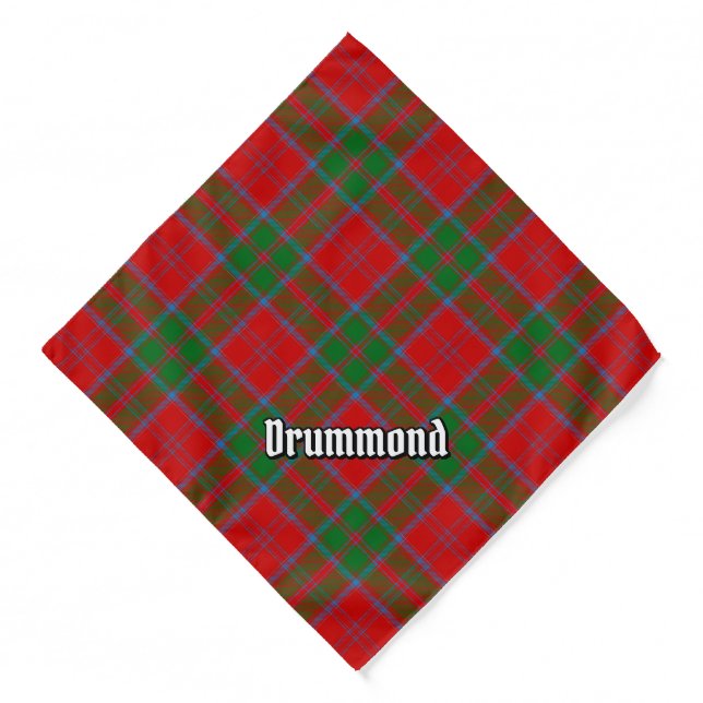 Clan Drummond Tartan Bandana (Front)