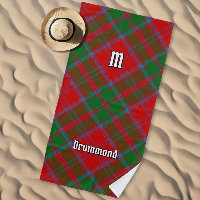 Clan Drummond Tartan Beach Towel (Creator Uploaded)