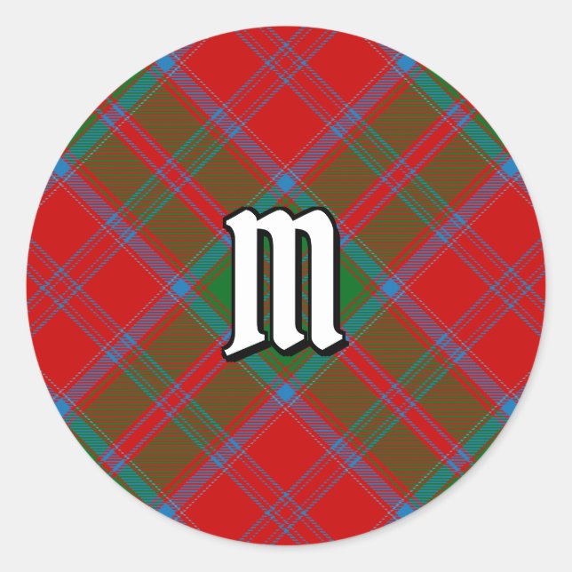 Clan Drummond Tartan Classic Round Sticker (Front)