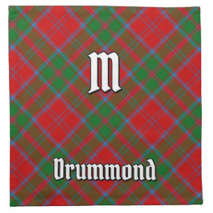 Clan Drummond Tartan Cloth Napkin
