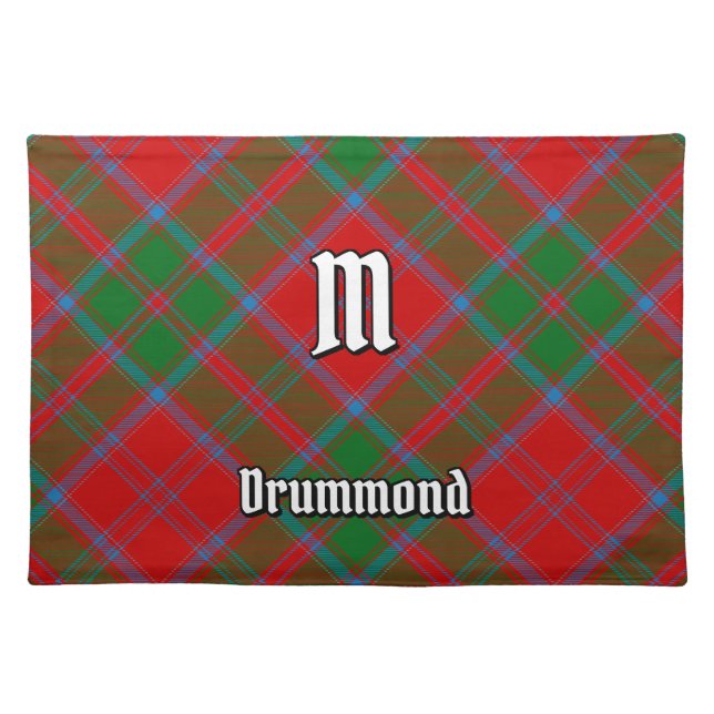 Clan Drummond Tartan Cloth Placemat (Front)