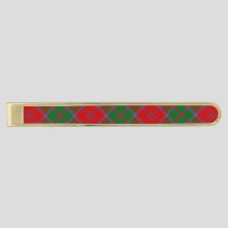 Clan Drummond Tartan Gold Finish Tie Bar