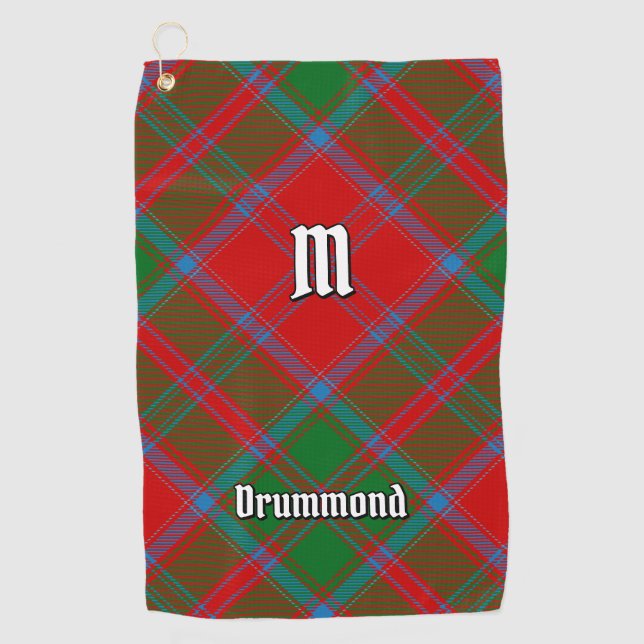 Clan Drummond Tartan Golf Towel (Front)