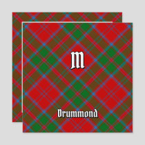 Clan Drummond Tartan Invitation