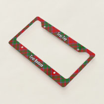 Clan Drummond Tartan License Plate Frame