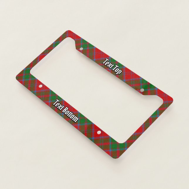 Clan Drummond Tartan License Plate Frame (3/4)