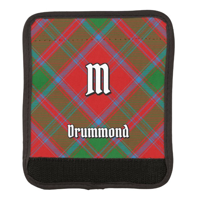 Clan Drummond Tartan Luggage Handle Wrap (Front)