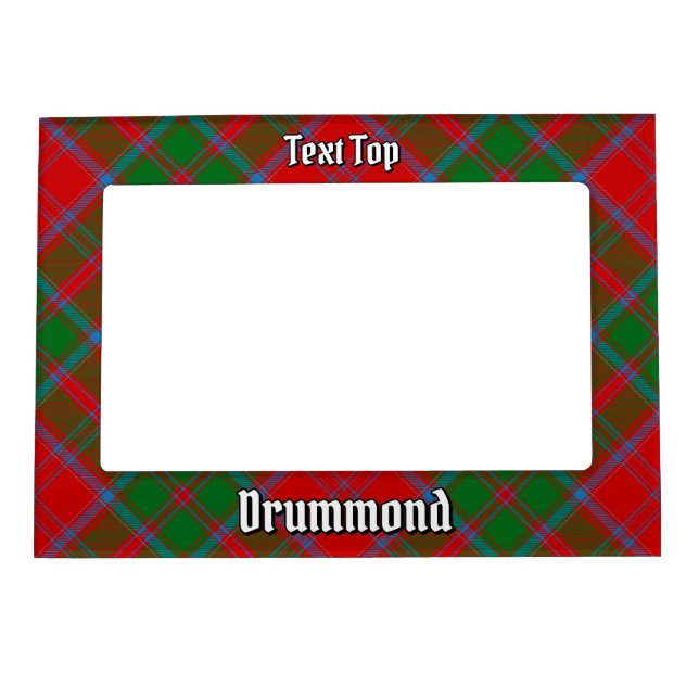 Clan Drummond Tartan Magnetic Frame (Front)