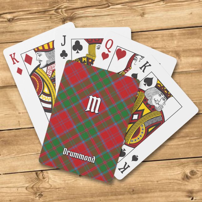 Clan Drummond Tartan Poker Cards (Creator Uploaded)