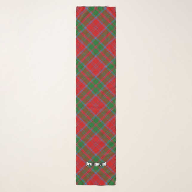 Clan Drummond Tartan Scarf (Front)