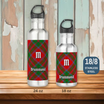 Clan Drummond Tartan Stainless Steel Water Bottle