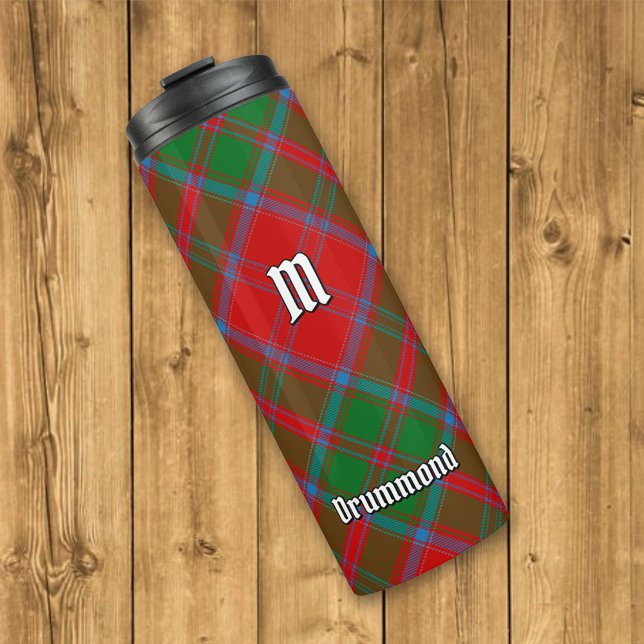 Clan Drummond Tartan Thermal Tumbler (Creator Uploaded)
