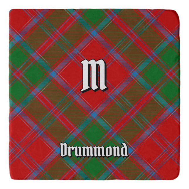 Clan Drummond Tartan Trivet (Front)