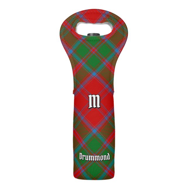 Clan Drummond Tartan Wine Bag (Front)