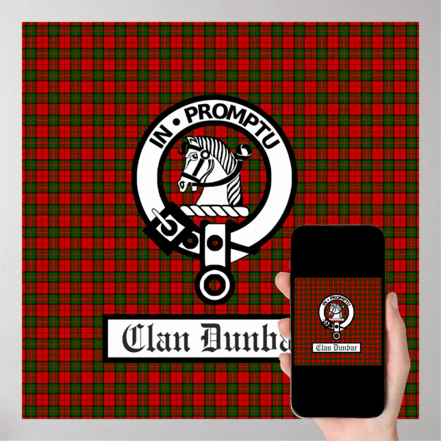 Dunbar Modern Tartan Crest Classic Cap