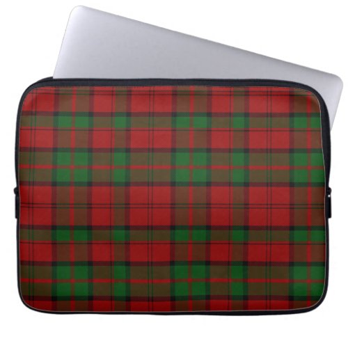 Clan Dunbar Tartan Plaid Laptop Cover