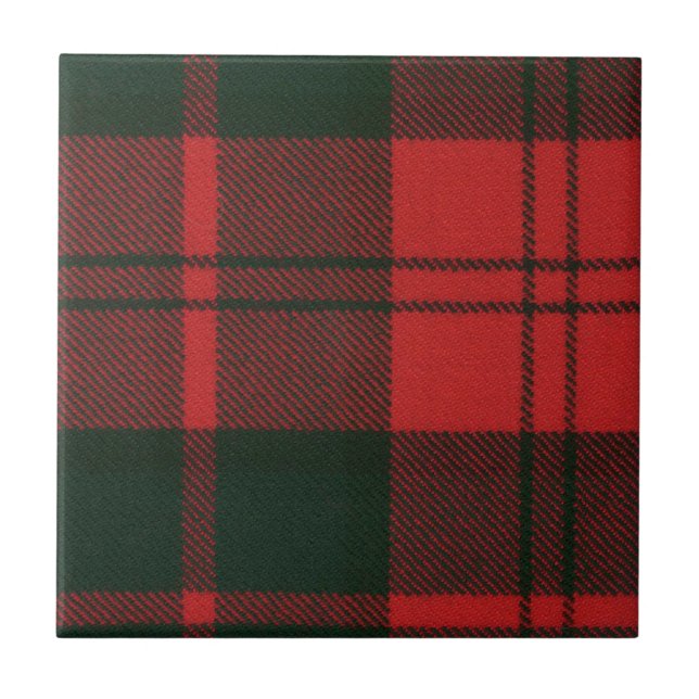 Clan Dunbar Tartan Tile (Front)