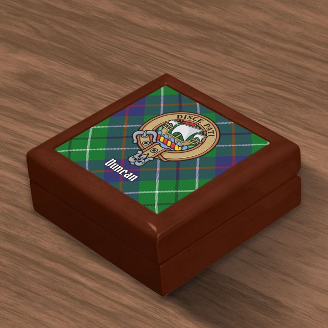 Clan Duncan Crest over Tartan Gift Box (Creator Uploaded)