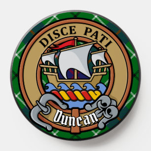 Clan Duncan Crest over Tartan PopSocket