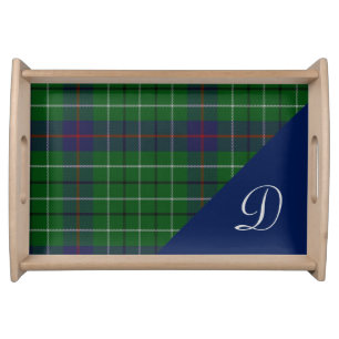 Clan Duncan Plaid Monogram Serving Tray