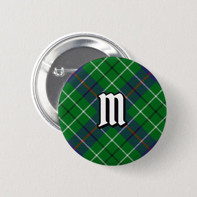 Clan Duncan Tartan Button (Front & Back)