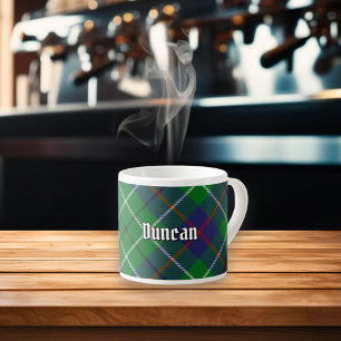 Clan Duncan Tartan Espresso Cup