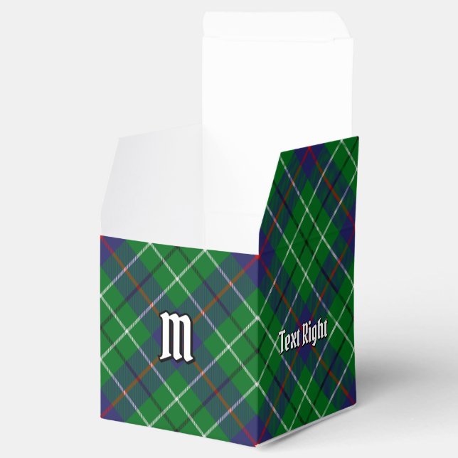 Clan Duncan Tartan Favor Boxes (Opened)