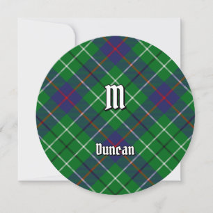 Clan Duncan Tartan Invitation