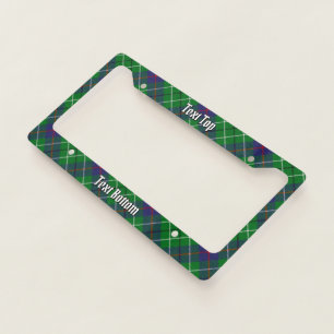Clan Duncan Tartan License Plate Frame