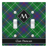 Clan Duncan Tartan Light Switch Cover