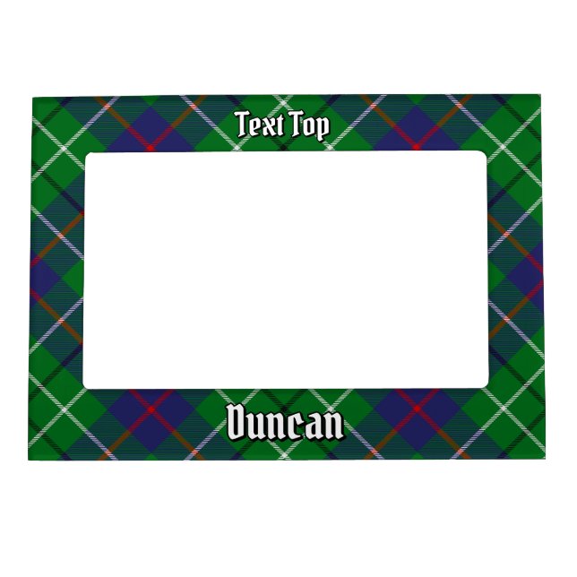 Clan Duncan Tartan Magnetic Frame (Front)