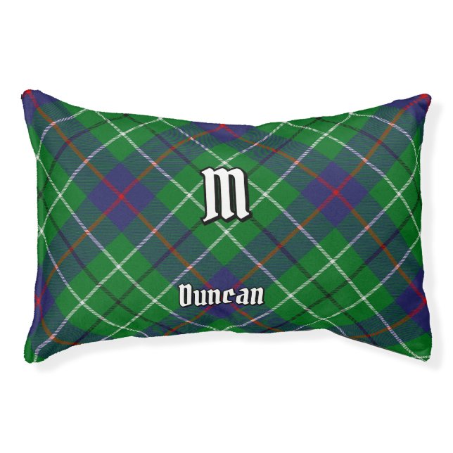 Clan Duncan Tartan Pet Bed (Front)