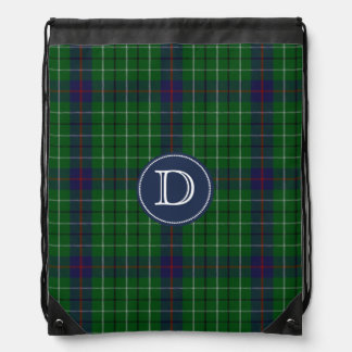Clan Duncan Tartan Plaid Monogram Backpack